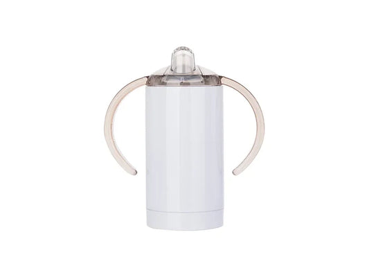 Sublimation 13oz/400ml Stainless Steel Sippy Cup with Spout (White)