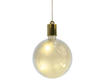Sublimation 8cm RND Shape Plastic Christmas Ball Ornament w/String