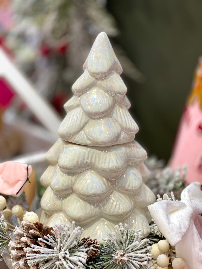 Bridgewater Sweet Grace Holiday Tree candle passion fruit patchouli tea Christmas gift from Magnolias Home Decor