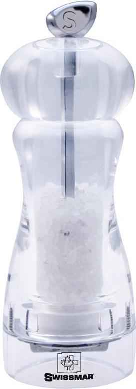 Swissmar - Classic Alice 6" Acrylic Salt Mill (15cm) - SM300210 - DISCONTINUED