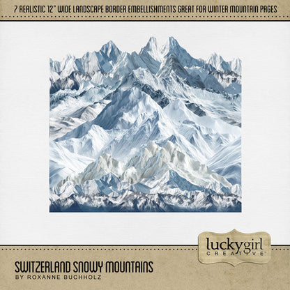 Switzerland Mega Digital Scrapbook Bundle