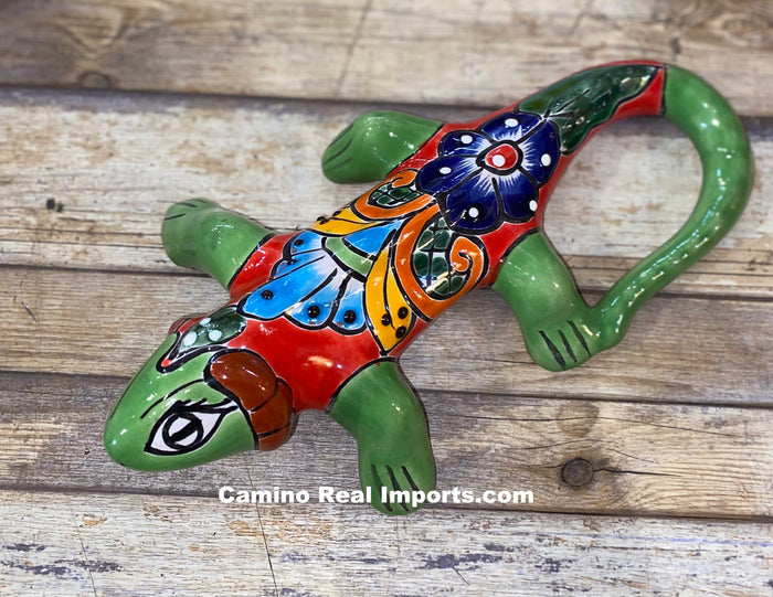 Talavera Wall Decor Gecko Iguana 10" TIG10008
