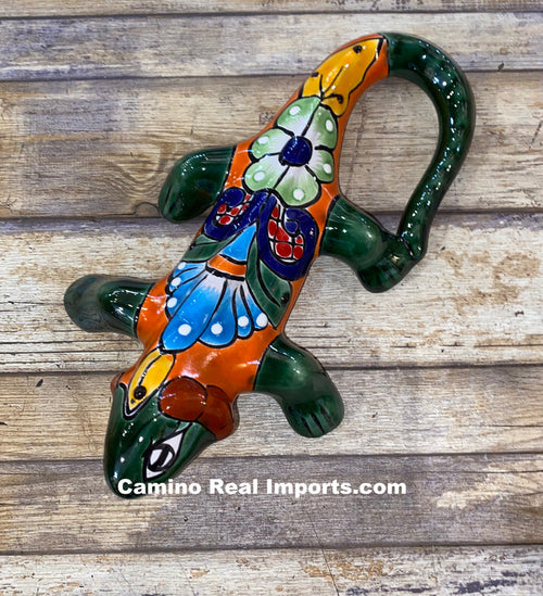 Talavera Wall Decor Gecko Iguana 10" TIG10012