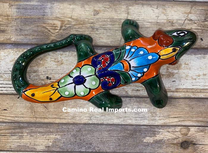 Talavera Wall Decor Gecko Iguana 10" TIG10012