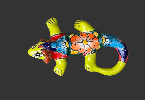 Talavera Wall Decor Gecko Iguana 10" TIG10013