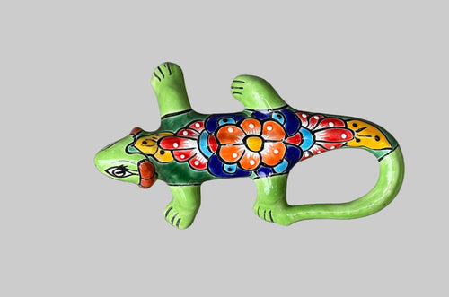 Talavera Wall Decor Gecko Iguana 10" TIG10015