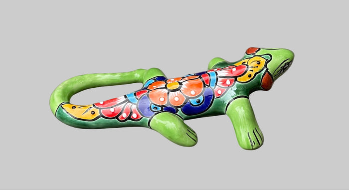 Talavera Wall Decor Gecko Iguana 10" TIG10015