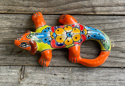 Talavera Wall Decor Gecko Iguana 10" TIG10016