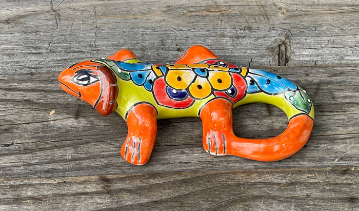 Talavera Wall Decor Gecko Iguana 10" TIG10016