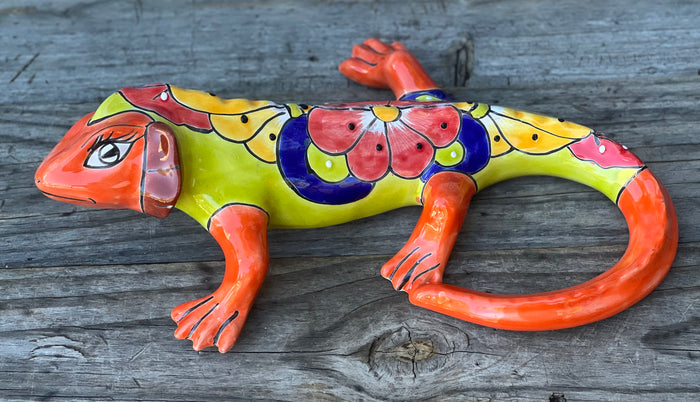 Talavera Wall Decor Gecko Iguana 16" TIG16017