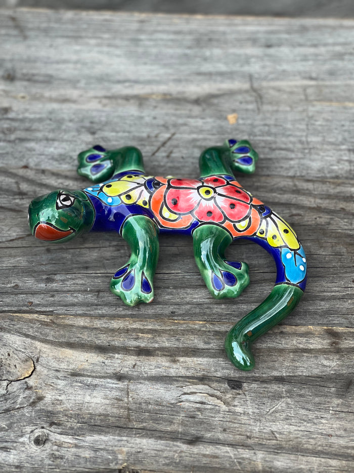 Talavera Wall Decor Gecko Salamander 8" TGS8003