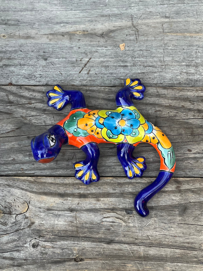 Talavera Wall Decor Gecko Salamander 8" TGS8004