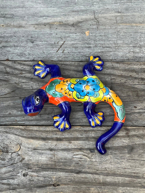 Talavera Wall Decor Gecko Salamander 8" TGS8004