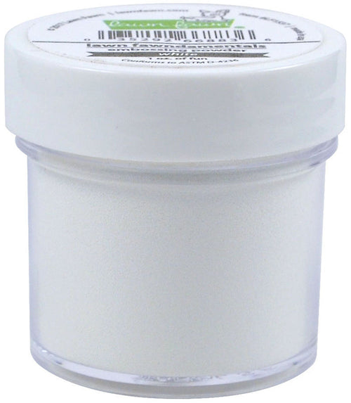 textured white embossing powder
