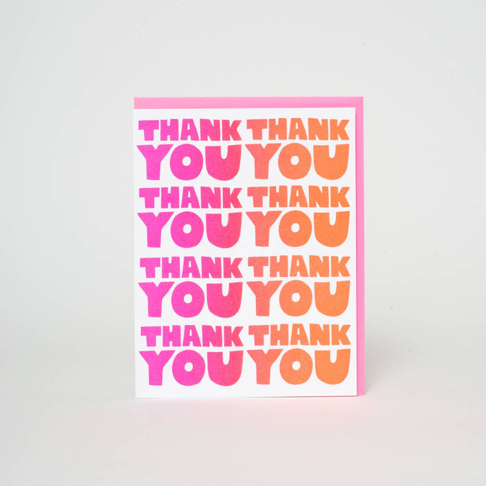 Thank You Thank You Thank You Card
