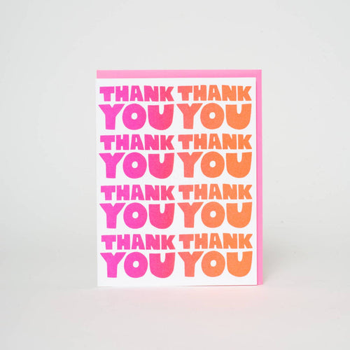 Thank You Thank You Thank You Card