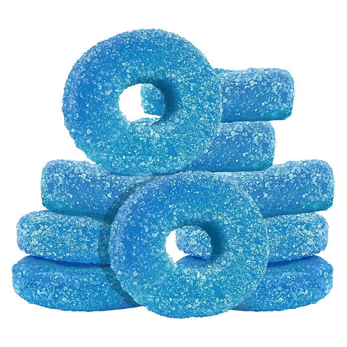 Olli O's 10 Pack THC Multipack Blue Raspberry Gummies Edibles