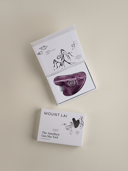 The Amethyst Gua Sha Facial Lifting Tool