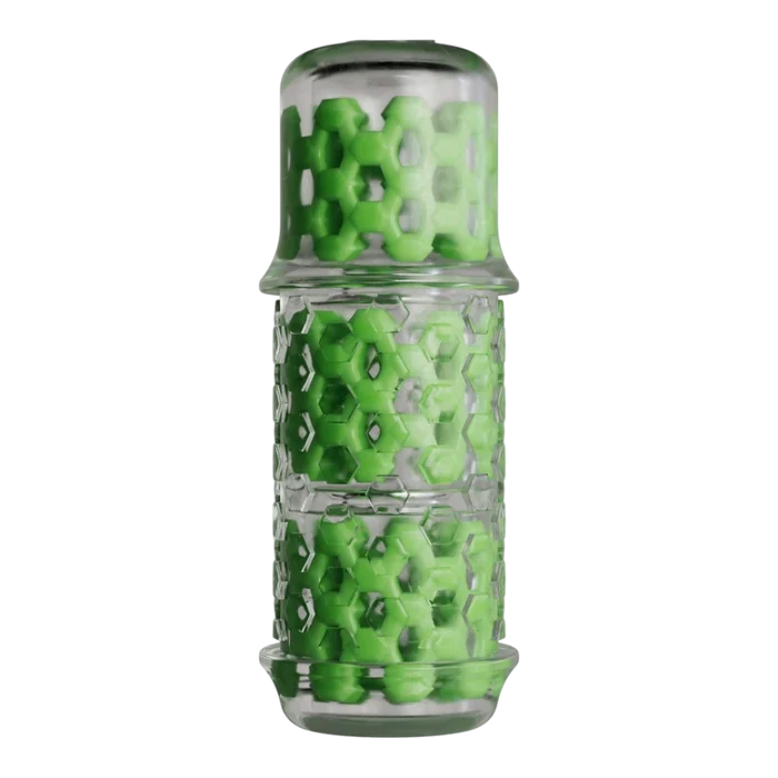 The Handy Dream Sleeve grønn med hexagonmønster i TPE