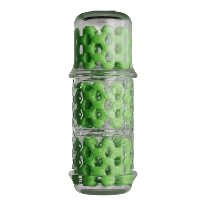 The Handy Dream Sleeve grønn med hexagonmønster i TPE