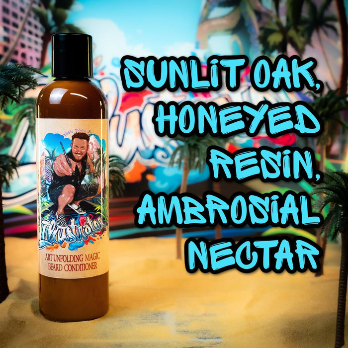 The Illustrator - Beard Conditioner - Sunlit Oak, Honeyed Resin, Ambrosial Nectar