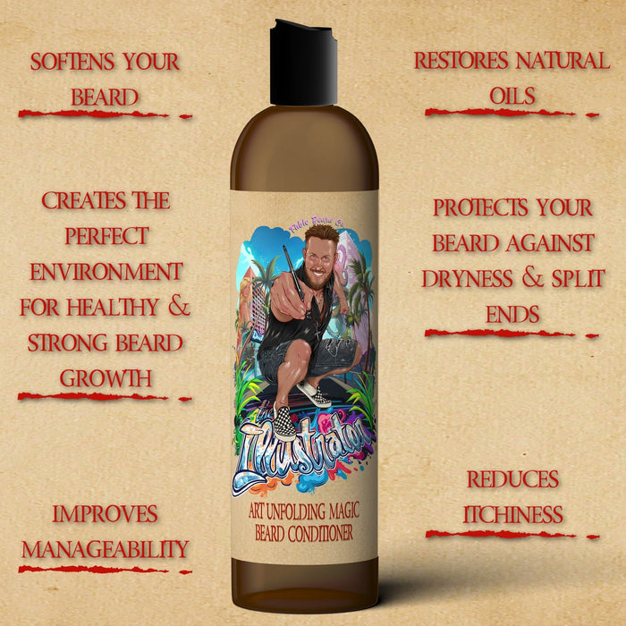 The Illustrator - Beard Conditioner - Sunlit Oak, Honeyed Resin, Ambrosial Nectar