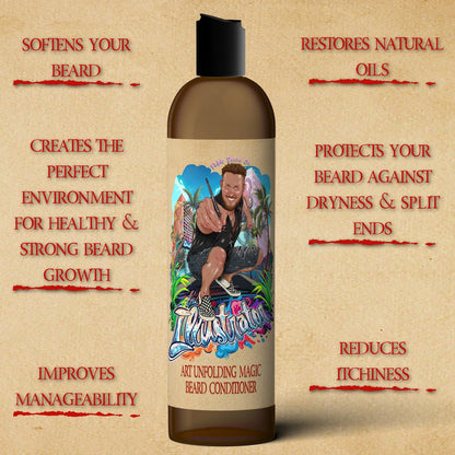 The Illustrator - Beard Conditioner - Sunlit Oak, Honeyed Resin, Ambrosial Nectar