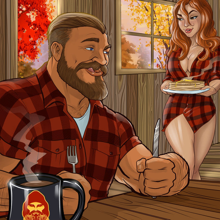 The Lumberjack - Beard Oil & Balm Kit - Rich Maple Syrup, Fragrant Maple Leaves, Soft Cabin Woods