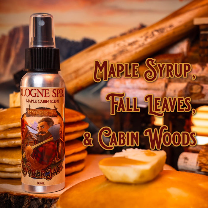 The Lumberjack - Cologne - Rich Maple Syrup, Fragrant Maple Leaves, Soft Cabin Woods
