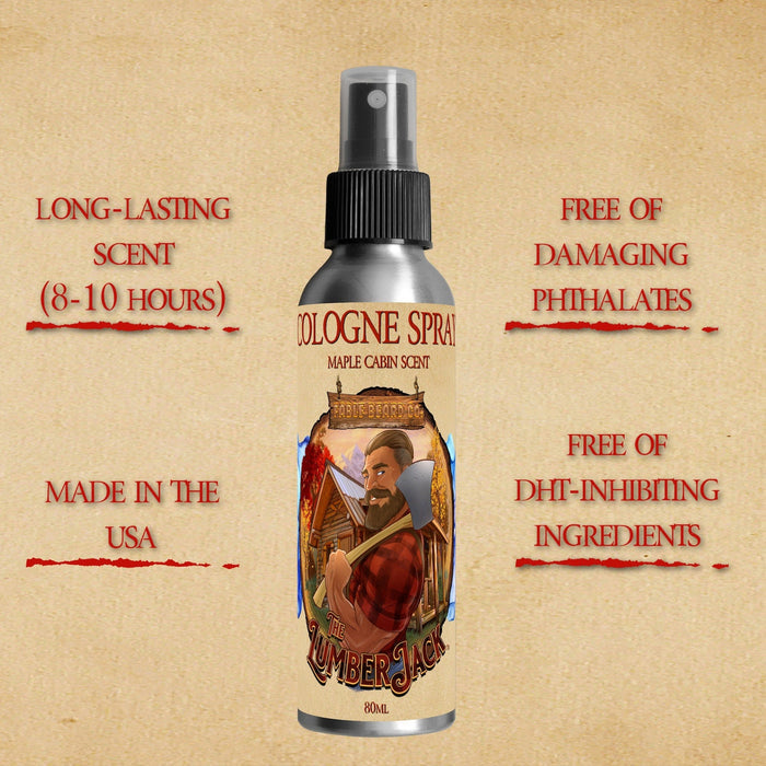 The Lumberjack - Cologne - Rich Maple Syrup, Fragrant Maple Leaves, Soft Cabin Woods