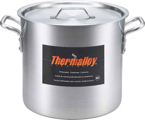 Thermalloy - 8 QT Aluminum Stock Pot - 5813108 (Lid Not Included)