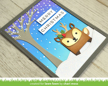 tiny gift box deer add-on