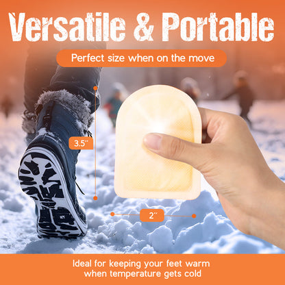 Toe Warmers for Feet – 50 Pairs (100 Self-Adhesive Warmers)
