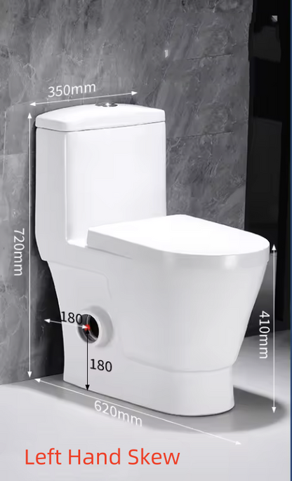 Toilet Suite - One Piece Skew - Left/Right Hand Trap