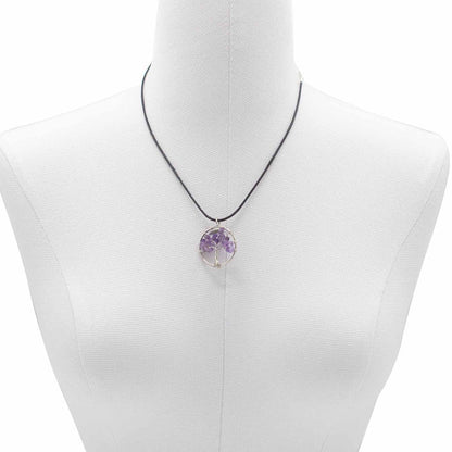 Tree of Life Pendant - Amethyst 🇬🇧