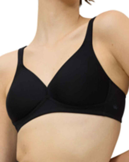 Triumph Modern Non Wired Soft Cotton Bra - Black
