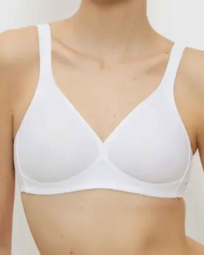 Triumph Modern Non Wired Soft Cotton Bra - White
