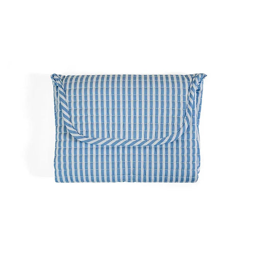 TRVL - Quilted Changing Mat - Pimlico Stripe Chambray