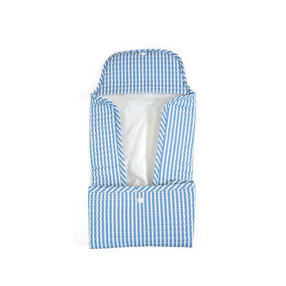 TRVL - Quilted Changing Mat - Pimlico Stripe Chambray