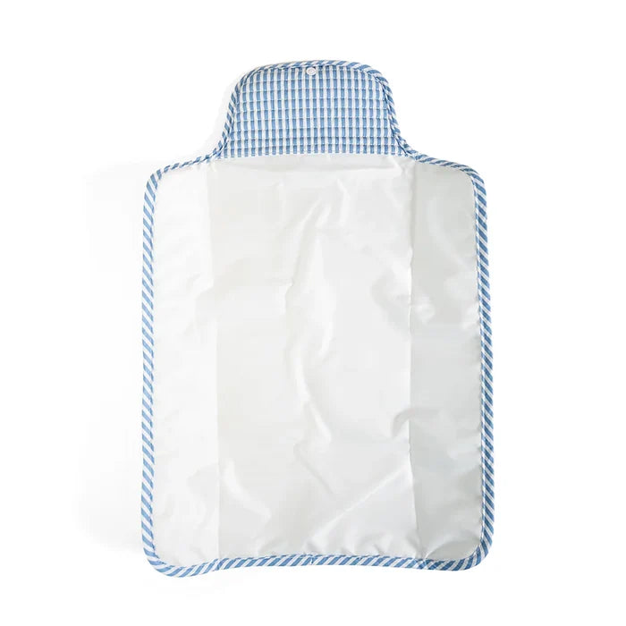 TRVL - Quilted Changing Mat - Pimlico Stripe Chambray
