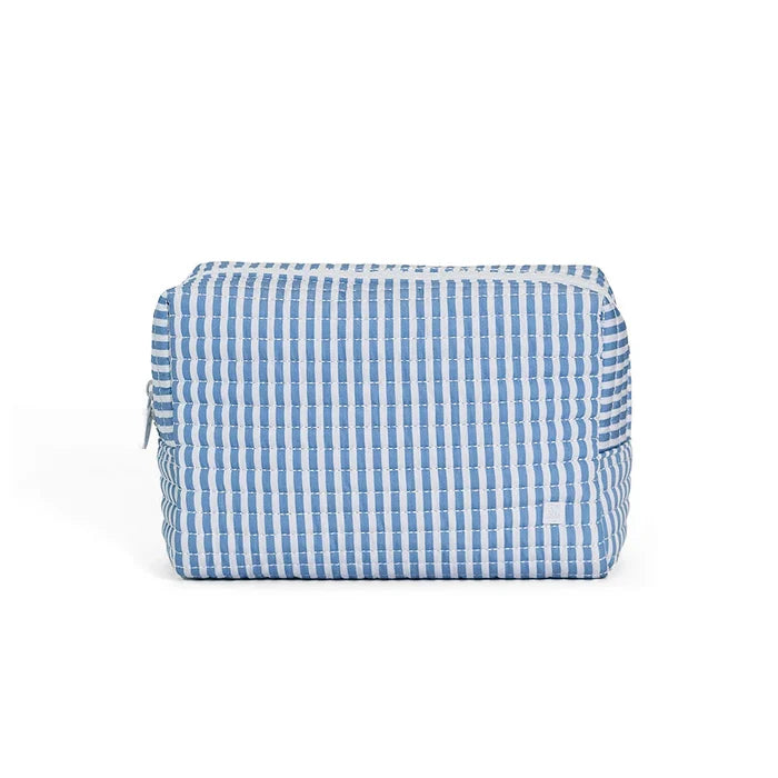 TRVL - Quilted Everyday Bag - Pimlico Stripe Chambray