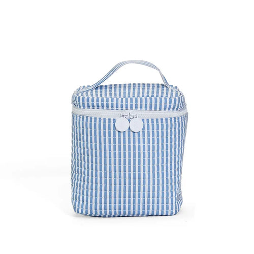 TRVL - Quilted Go Go Lunch Bag - Pimlico Stripe Chambray