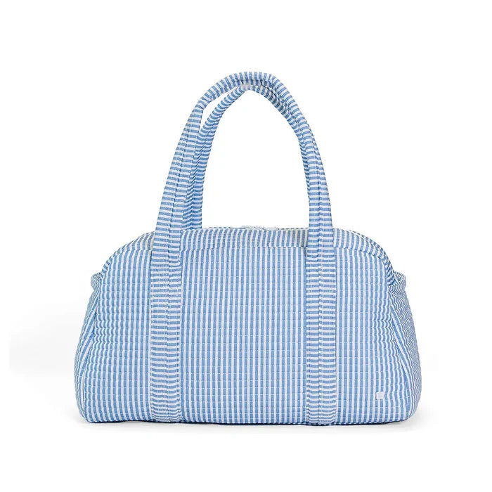 TRVL - Quilted Grande Duffel - Pimlico Stripe Chambray