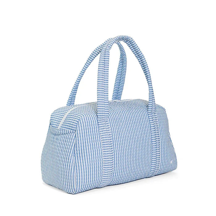 TRVL - Quilted Grande Duffel - Pimlico Stripe Chambray