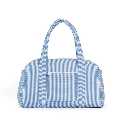 TRVL - Quilted Grande Duffel - Pimlico Stripe Chambray