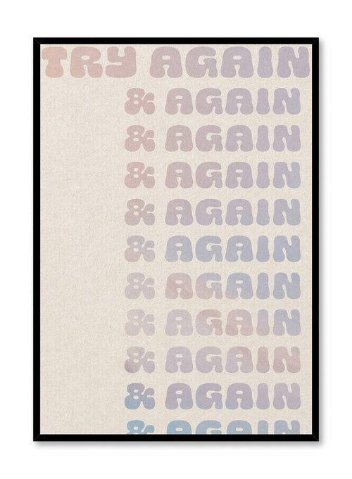 Try Again, Poster