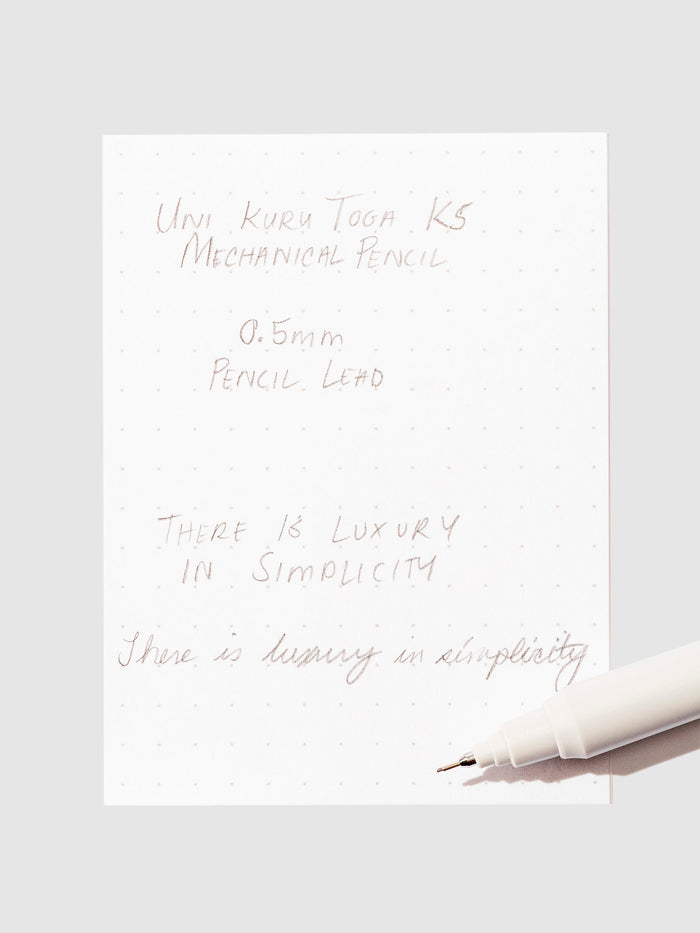 In use pen testing sheet displayed on a neutral background.