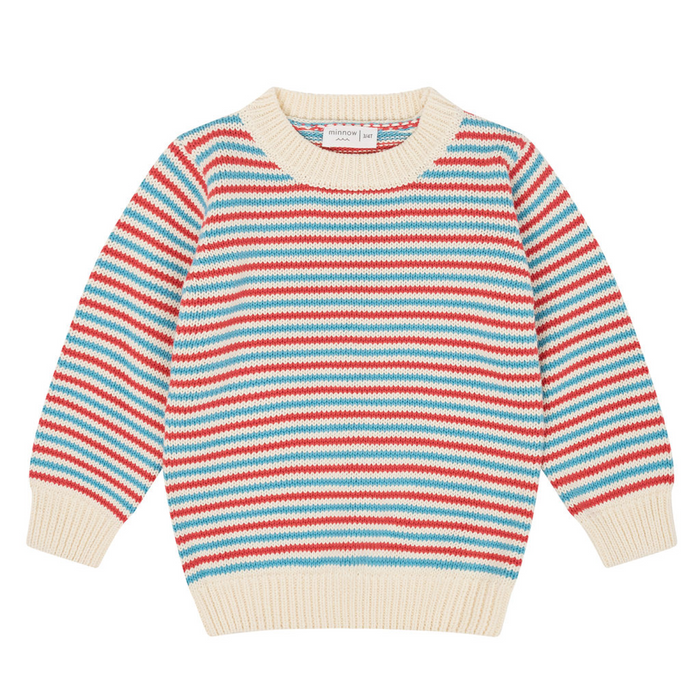 unisex marina stripe knit sweater