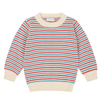 unisex marina stripe knit sweater