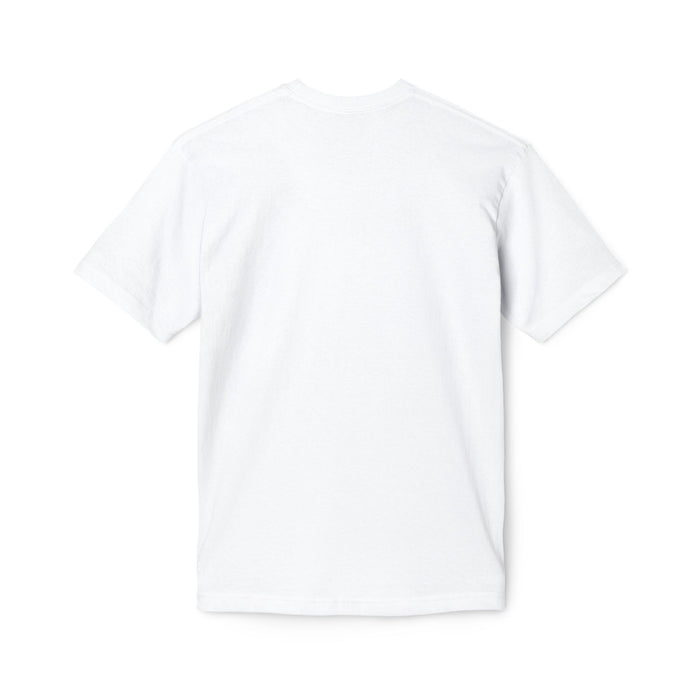 White t-shirt on a white background